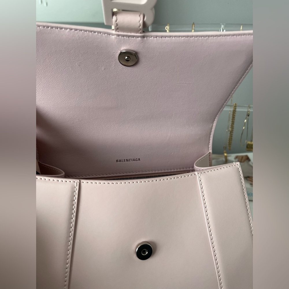 Balenciaga Pink Hourglass Purse - Picture 6 of 8